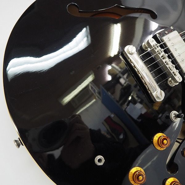 実際に弊社で買取させて頂いた★Epiphone/エピフォン DOT-EB セミアコ ES-335モデル エレキギターの画像 6枚目