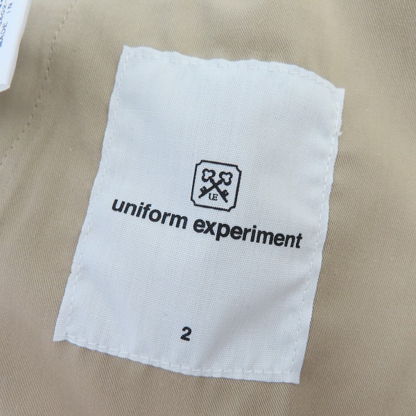 実際に弊社で買取させて頂いたuniform experiment/ユニフォームエクスペリメント サイドパネルイージーショーツ レオパード柄 UE-160080/2の画像 2枚目