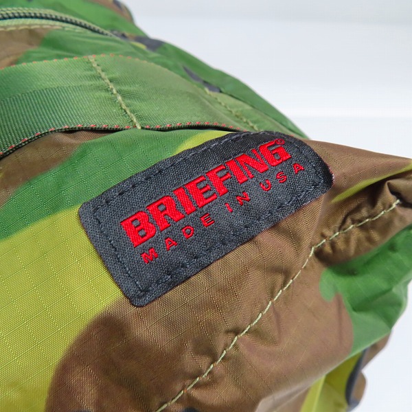 実際に弊社で買取させて頂いたBRIEFING/ブリーフィング PACKABLE DAYPACK ナイロン バックパック/リュック カモフラ brf265219の画像 3枚目