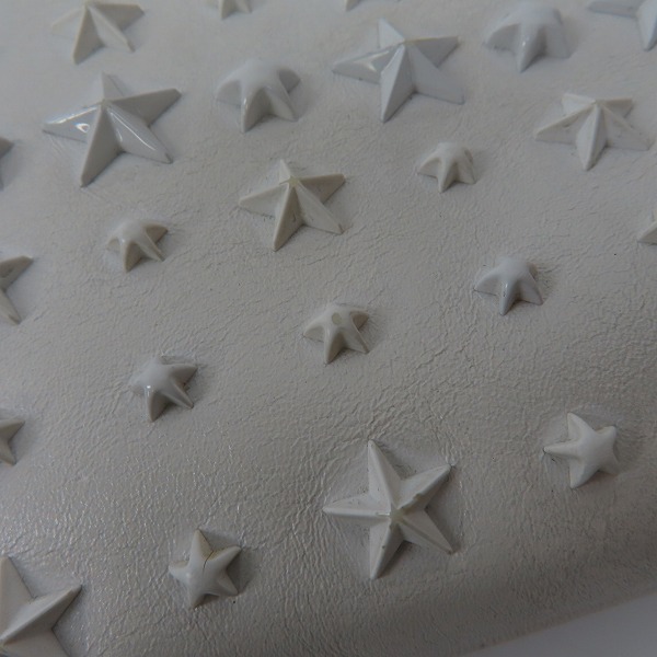 実際に弊社で買取させて頂いたJIMMY CHOO/ジミー チュウ DEREK/デレク スタースタッズ クラッチバッグの画像 5枚目