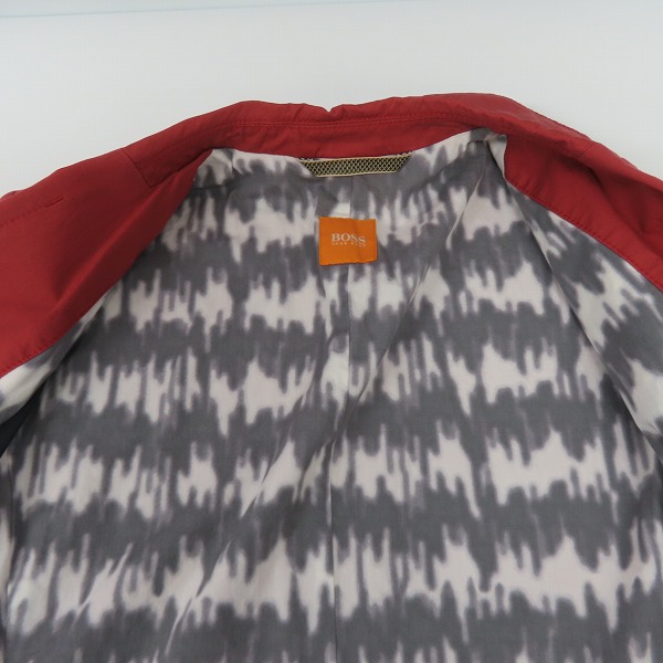 実際に弊社で買取させて頂いたHUGO BOSS/ヒューゴボス 裏地総柄 テーラードジャケット/48の画像 9枚目