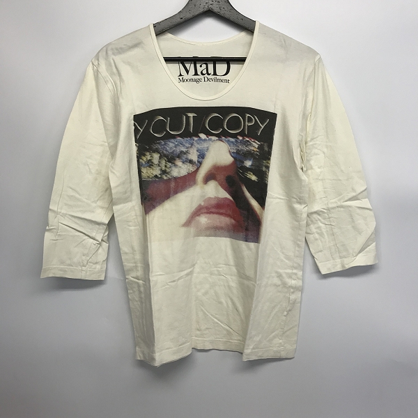 実際に弊社で買取させて頂いた【おまとめ品】Moonage Devilment/ムーンエイジデビルメント ycut copy/HEAVY METAL プリント 七分袖/半袖Tシャツの画像 4枚目