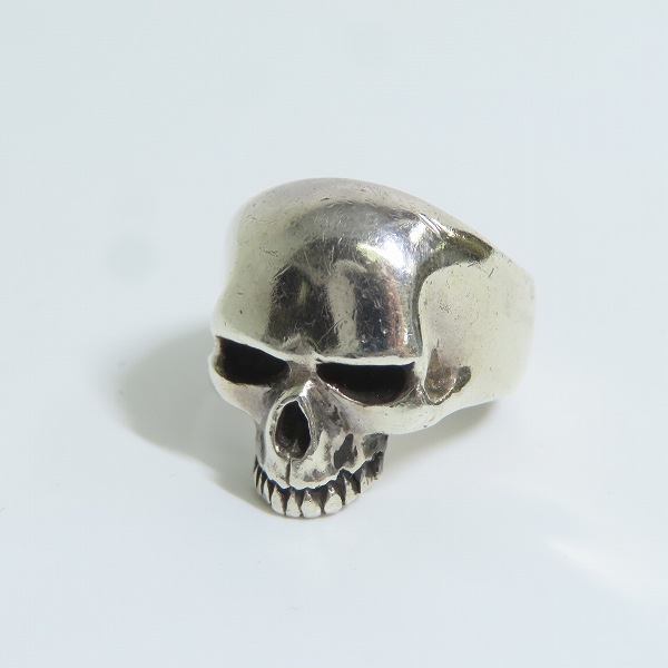 実際に弊社で買取させて頂いたCRAZY PIG/クレイジーピッグ スモールエビルスカルリング 9.5-11.5号