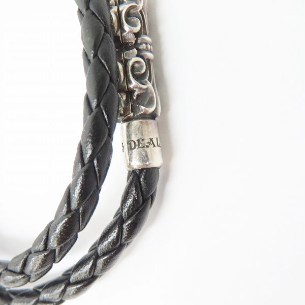 実際に弊社で買取させて頂いたDEAL DESIGN/ディールデザイン 2連 レザー ブレスレットの画像 1枚目
