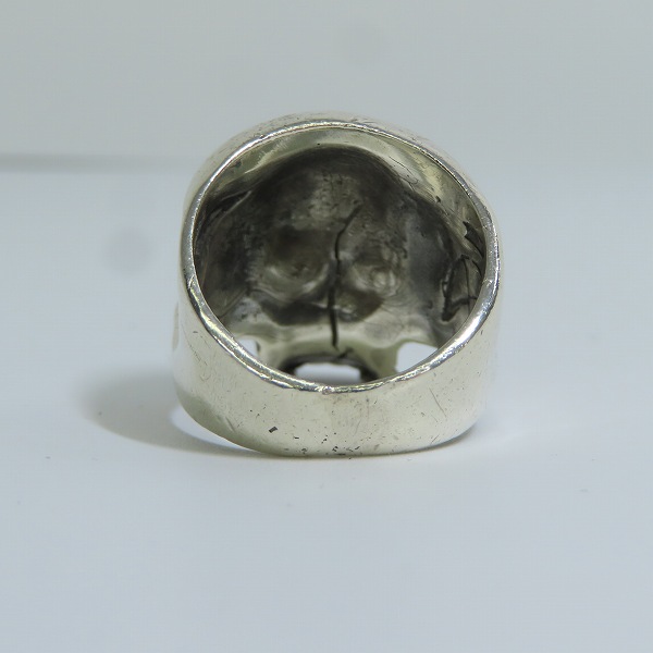 実際に弊社で買取させて頂いたCRAZY PIG/クレイジーピッグ EVIL SKULL エビル スカルリング 18-20.5号の画像 3枚目