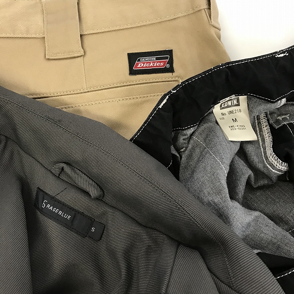 実際に弊社で買取させて頂いた【おまとめ品】ディッキーズ/レイジブルー/エドウィン 等 コート/パンツ/ジャケット 他の画像 1枚目