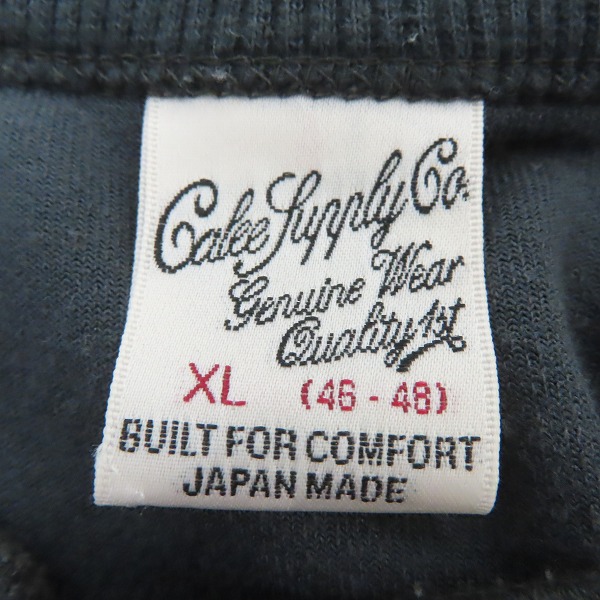 実際に弊社で買取させて頂いたCALEE/キャリー ハーフボタン プルオーバートレーナー/XLの画像 2枚目