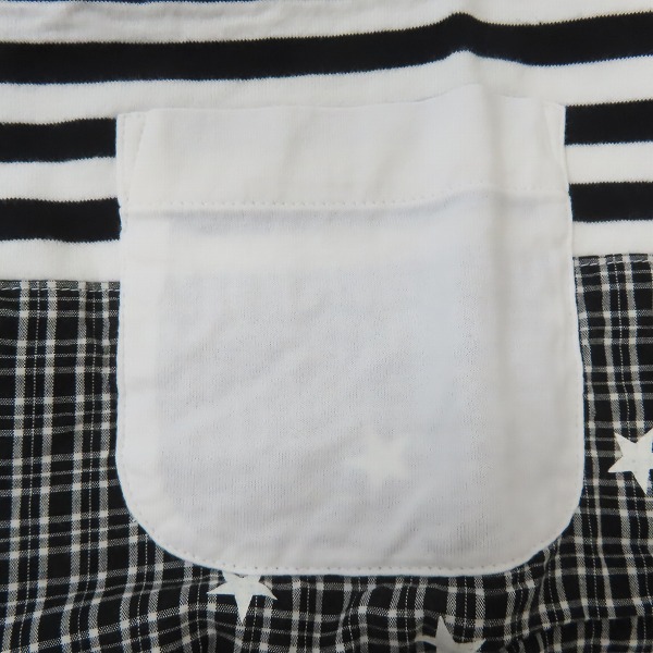 実際に弊社で買取させて頂いたuniform experiment/ユニフォームエクスペリメント FABRIC MIX POCKET TEE UE-160029/2の画像 4枚目
