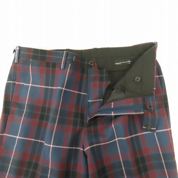 実際に弊社で買取させて頂いたLAD MUSICIAN/ラッドミュージシャン 16AW タータンチェック スラックスパンツ/44の画像 2枚目