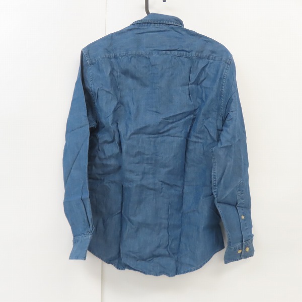 実際に弊社で買取させて頂いたBROOKS BROTHERS/ブルックスブラザーズ ワンポイント刺繡 ボタンダウン デニムシャツ/Sの画像 1枚目