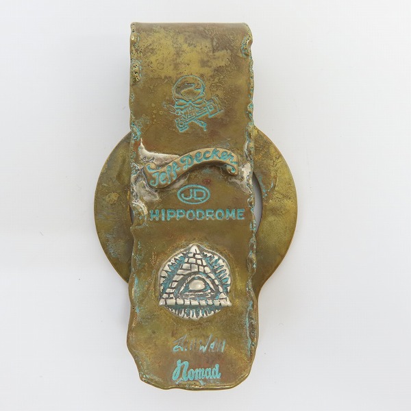 実際に弊社で買取させて頂いた【ギャラ付/カスタム】BWL/ビルウォールレザー JEFF DECKER コラボ マネークリップの画像 2枚目