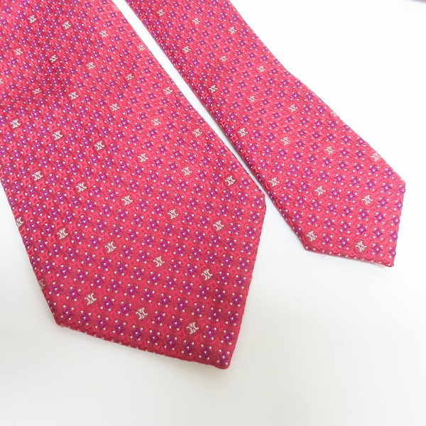 実際に弊社で買取させて頂いたCELINE/セリーヌ マカダム ロゴ総柄 ネクタイの画像 2枚目