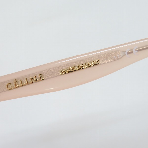 実際に弊社で買取させて頂いたCELINE/セリーヌ クリア 眼鏡/メガネフレーム CL50010F 072の画像 5枚目