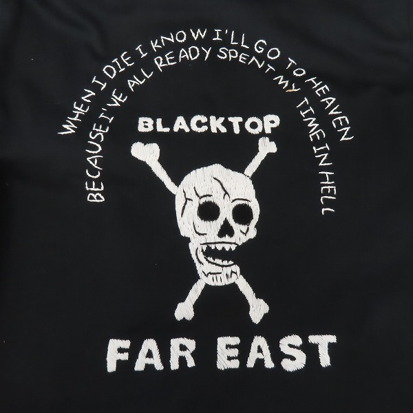 実際に弊社で買取させて頂いたBLACKTOP MOTORCYCLE/ブラックトップモーターサイクル  刺繍 スーベニア ジャケット BT10SS-B01B/Mの画像 7枚目