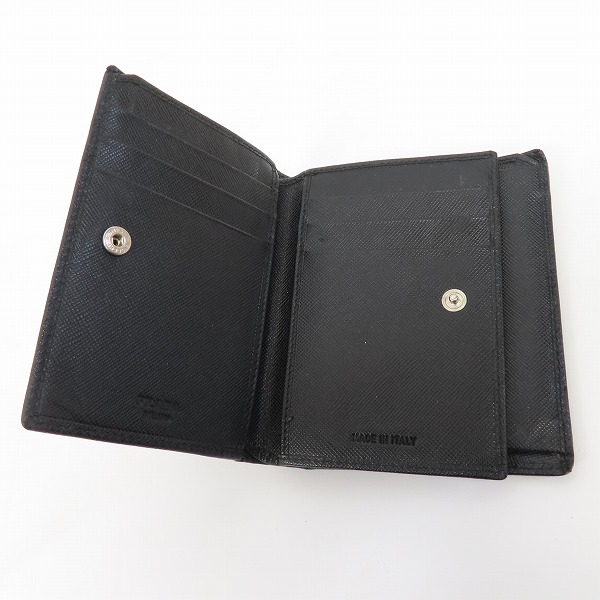 実際に弊社で買取させて頂いたPRADA/プラダ サフィアーノ 二つ折り財布の画像 6枚目