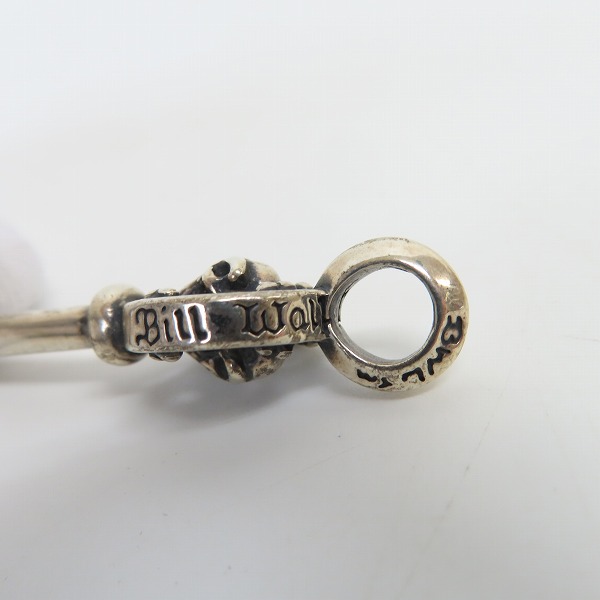 実際に弊社で買取させて頂いたBILL WALL LEATHER/BWL/ビルウォールレザー クロスボーン スカル キー ペンダント チャームの画像 4枚目