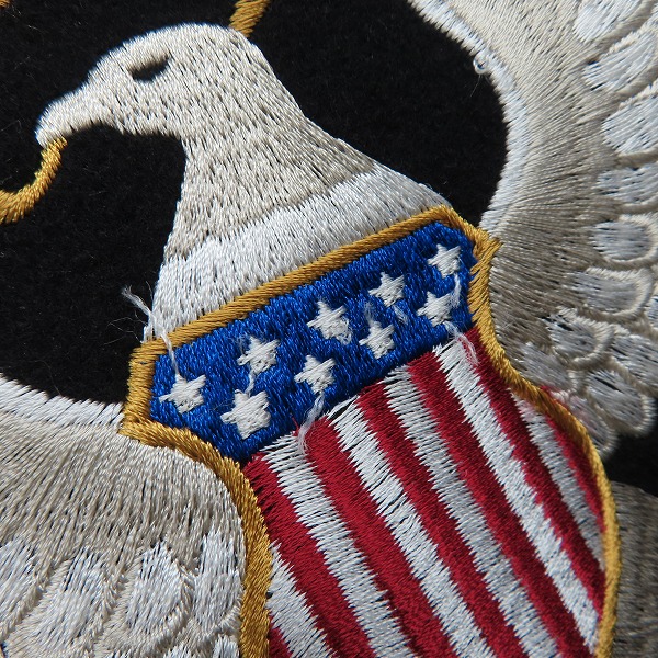 実際に弊社で買取させて頂いたCALEE/キャリー 16AW 刺繍デザイン Melton souvenir jacket/メルトン スーベニア ジャケット/Lの画像 9枚目