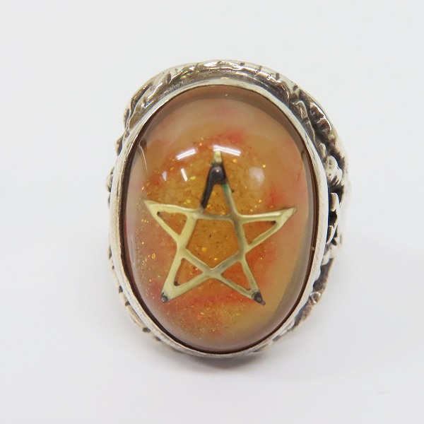 実際に弊社で買取させて頂いたALEX STREETER/アレックスストリーター 10周年台座 エンジェルハートリング 16-18号の画像 1枚目