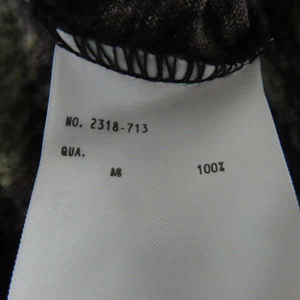 実際に弊社で買取させて頂いたLAD MUSICIAN/ラッドミュージシャン 18SS T-CLOTH INKJET FEATHER BIG T-SHIRT 2318-713/42の画像 3枚目