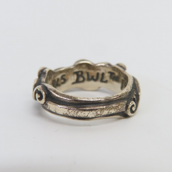 実際に弊社で買取させて頂いたBILL WALL LEATHER/BWL/ビルウォールレザー 99ウェーブリング R205 11.5-12号の画像 3枚目