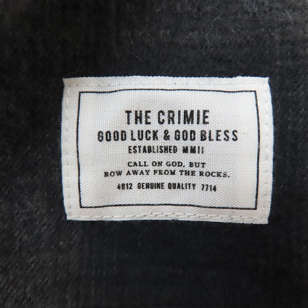 実際に弊社で買取させて頂いたCRIMIE/クライミー GLGB/GOOD LUCK&GOD BLESS チェック フランネルシャツ CR1-02L5-SL09/Mの画像 5枚目