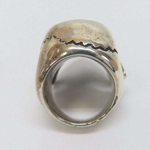 実際に弊社で買取させて頂いた【証明書】STANLEY GUESS/スタンリーゲス XX Large Skull Ring w/Jaw XXラージスカルリングw/ジョー 19.5-24号の画像 5枚目