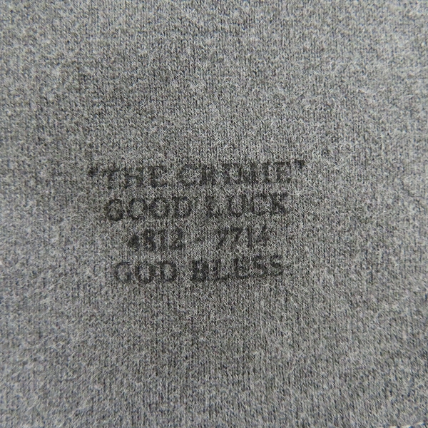実際に弊社で買取させて頂いたCRIMIE/クライミー GLGB/GOOD LUCK&GOD BLESS LOGO TEE/Lの画像 4枚目