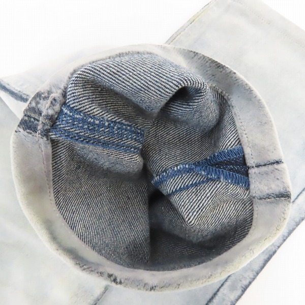 実際に弊社で買取させて頂いたMaison Martin Margiela 10/メゾンマルタンマルジェラ10 09AW フロッキー加工 ベロアパンツ/44の画像 9枚目