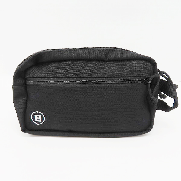 実際に弊社で買取させて頂いたWIND AND SEA×BRIEFING GOLF/ウィンダンシー×ブリーフィング ダブルジップポーチ/ブラックの画像 1枚目