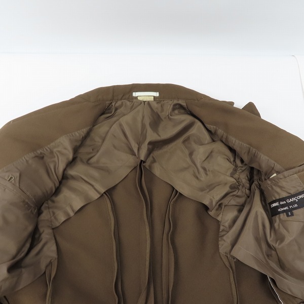 実際に弊社で買取させて頂いたCOMME des GARCONS HOMME PLUS/コムデギャルソンオムプリュス AD2014 ジャケット PO-J054/Sの画像 6枚目