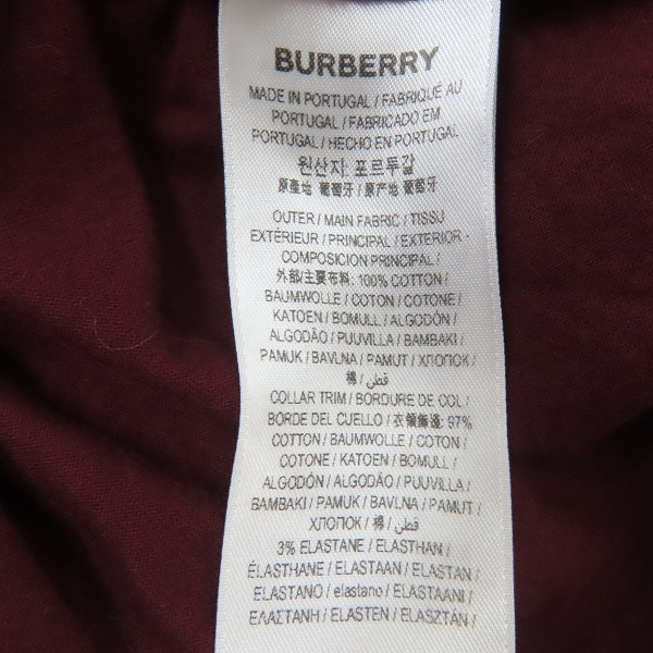 実際に弊社で買取させて頂いたBURBERRY/バーバリー 半袖Tシャツ X POP TRADING COMPANY FABE COORDINATES TEE 8057666/Mの画像 3枚目