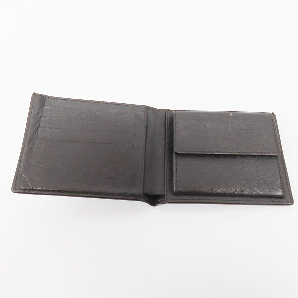 実際に弊社で買取させて頂いたDunhill/ダンヒル ロゴプレート レザー 二つ折り財布の画像 3枚目