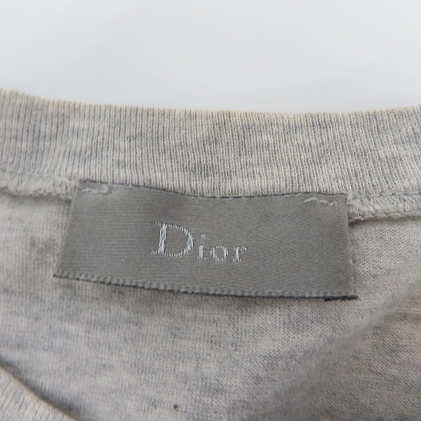 実際に弊社で買取させて頂いたDior HOMME/ディオールオム 08AW フロントプリント 半袖Tシャツ 8H3365180107/XSの画像 2枚目