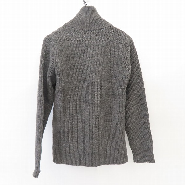 実際に弊社で買取させて頂いたBACK BONE/バックボーン ウールニットジャケット BB13FW-KN10 /Mの画像 1枚目