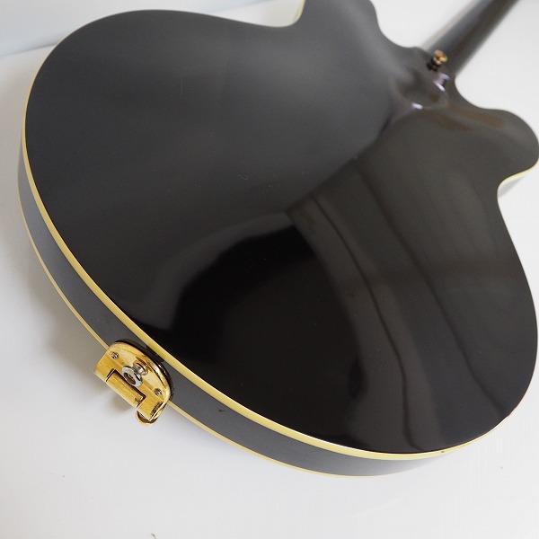 実際に弊社で買取させて頂いた★Epiphone/エピフォン DOT-EB セミアコ ES-335モデル Bigsby搭載 エレキギター ハードケース付の画像 7枚目