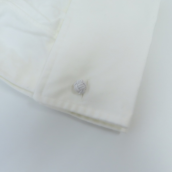 実際に弊社で買取させて頂いた(2)BLACK FLEECE by Brooks Brothers/ブラックフリースバイブルックスブラザーズ 長袖シャツ ホワイト BB1の画像 5枚目