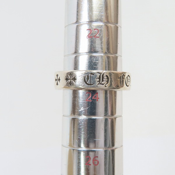 クロムハーツ　スペーサーリングCH Forever 6mm 24号 ☆クロムハーツ【FOREVER】6mmスペーサーリング ◇925シルバー