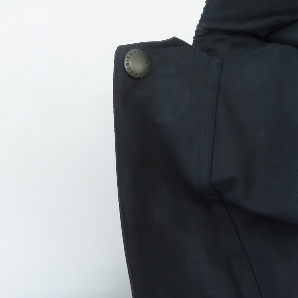 実際に弊社で買取させて頂いたBarbour/バブアー 22SS BEDALE SL PEACHED/ビデイル スリムフィット ピーチド ジャケット  2201152/38の画像 6枚目