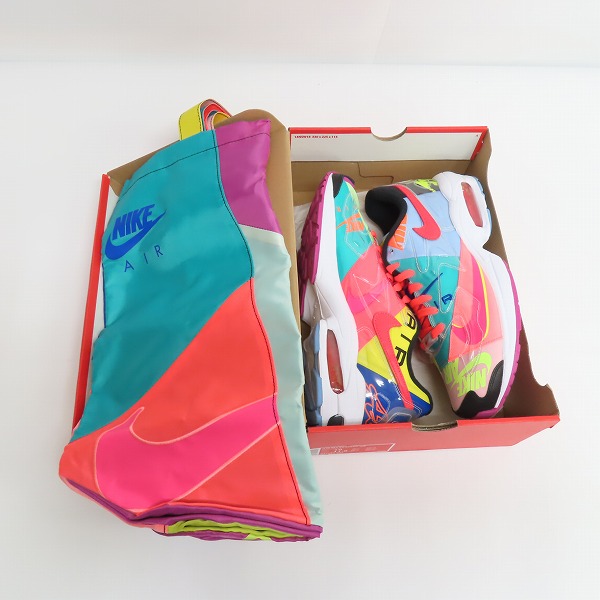 実際に弊社で買取させて頂いた【未使用】NIKE×atmos/ナイキ×アトモス AIR MAX2 LIGHT QS/エアマックス 2 ライト シューズ/スニーカー CJ6200-001/28の画像 7枚目