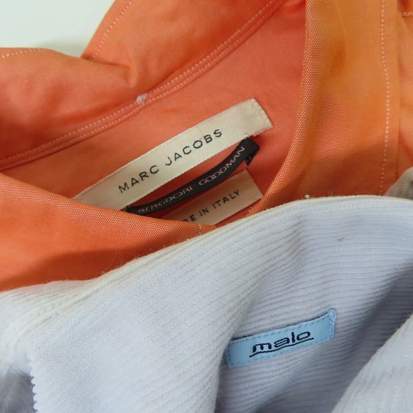 実際に弊社で買取させて頂いたmalo/マーロ MARC JACOBS/マークジェイコブス他 長袖シャツ 3点セットの画像 2枚目