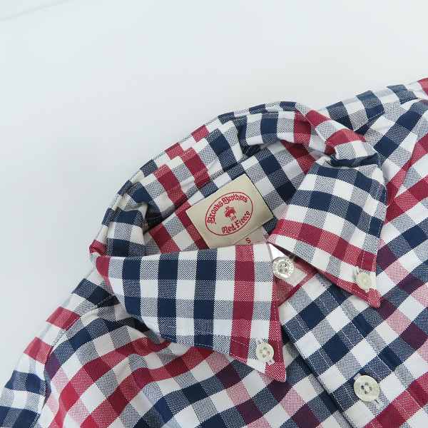 実際に弊社で買取させて頂いたBROOKS BROTHERS/ブルックスブラザーズ ボタンダウンシャツ ブロックチェック/Sの画像 4枚目