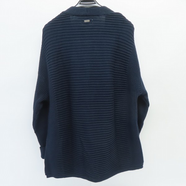 実際に弊社で買取させて頂いたBarbour/バブアー 21AW Stitch Guernsey Cardigan トッパー カーディガン ニット LKN1168/Sの画像 1枚目