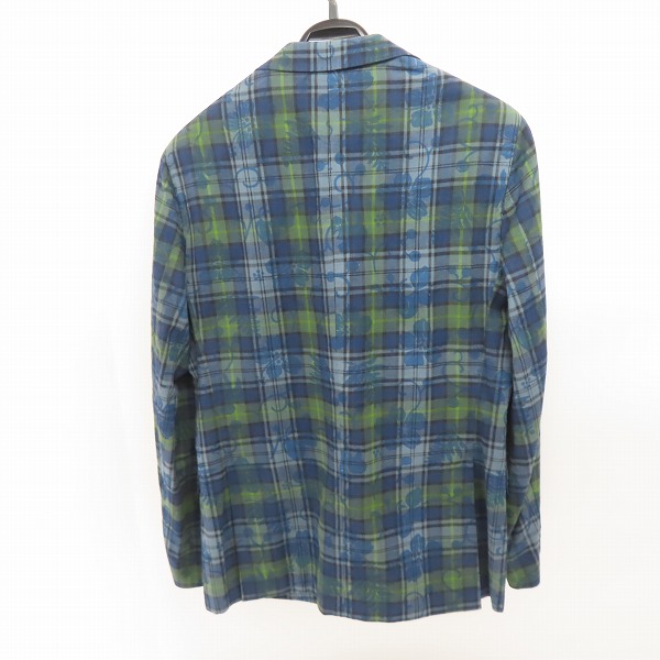 実際に弊社で買取させて頂いたBROOKS BROTHERS Red Fleece/ブルックスブラザーズレッドフリース チェック/花柄 テーラードジャケット /40の画像 1枚目