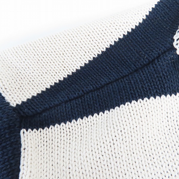実際に弊社で買取させて頂いたHUGO BOSS/ヒューゴボス ボーダー柄ニット Mの画像 8枚目