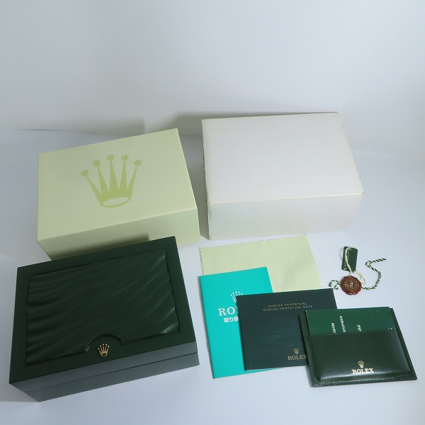 実際に弊社で買取させて頂いたROLEX/ロレックス 旧型/空箱/ボックス Mサイズの画像 6枚目