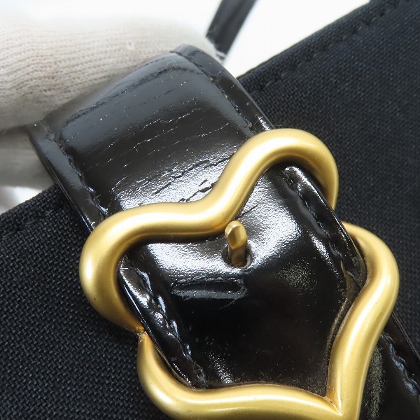 実際に弊社で買取させて頂いたYves Saint Laurent/イヴサンローラン ハートモチーフ ハンドバッグの画像 6枚目