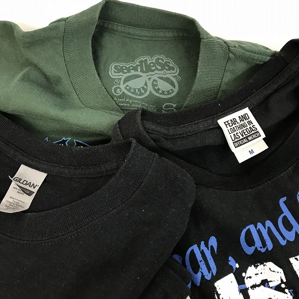 実際に弊社で買取させて頂いた【おまとめ品】クリスタルレイク/ヘイスミス/フィアーアンドロージングインラスベガス等 バンドTシャツの画像 1枚目