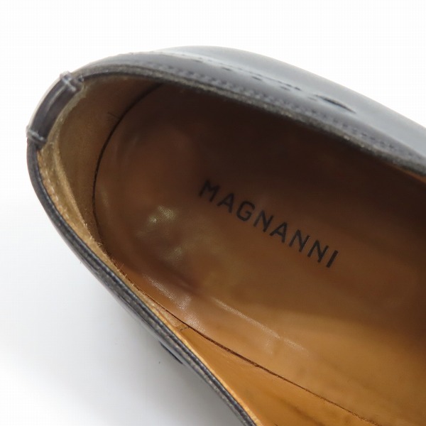 実際に弊社で買取させて頂いたMAGNANNI/マグナーニ ストレートチップ ドレスシューズ 17579/44の画像 4枚目