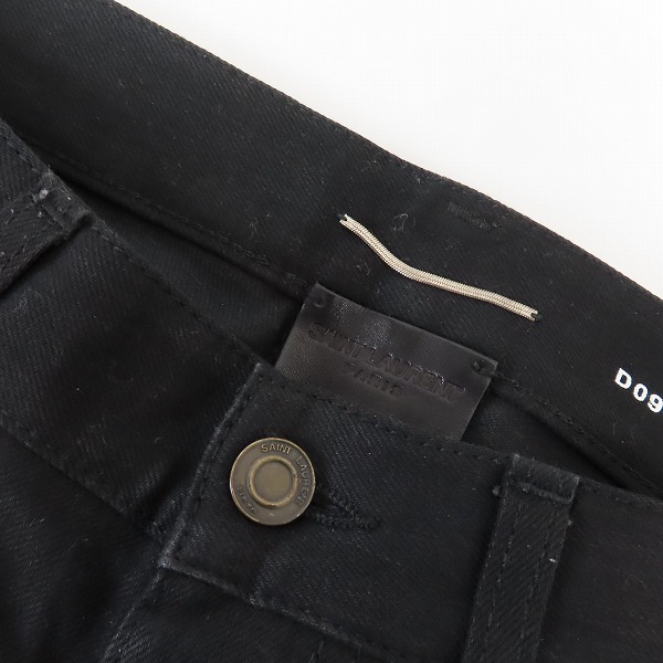 実際に弊社で買取させて頂いた【JPタグ】SAINT LAURENT PARIS/サンローランパリ 15SS  スキニー デニムパンツ 377883 Y869H/27の画像 7枚目