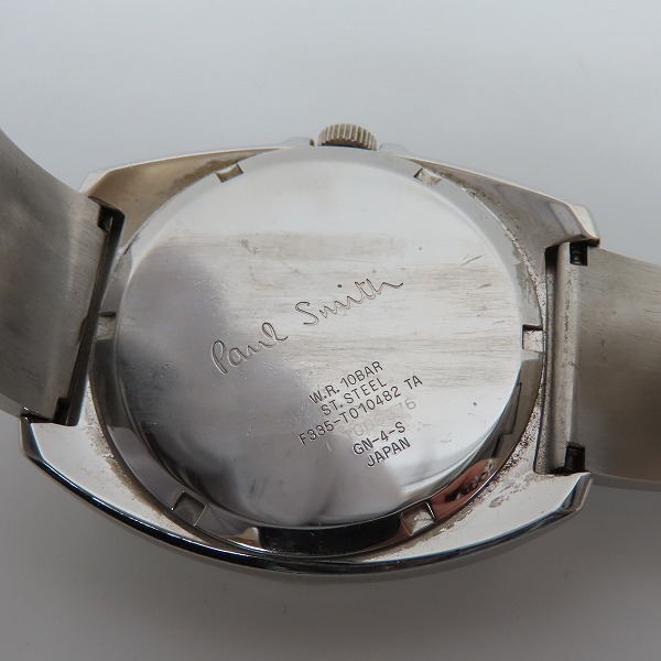 実際に弊社で買取させて頂いたPaulSmith/ポールスミス ファイブアイズ クオーツ腕時計 F335-T010482【動作未確認】の画像 4枚目